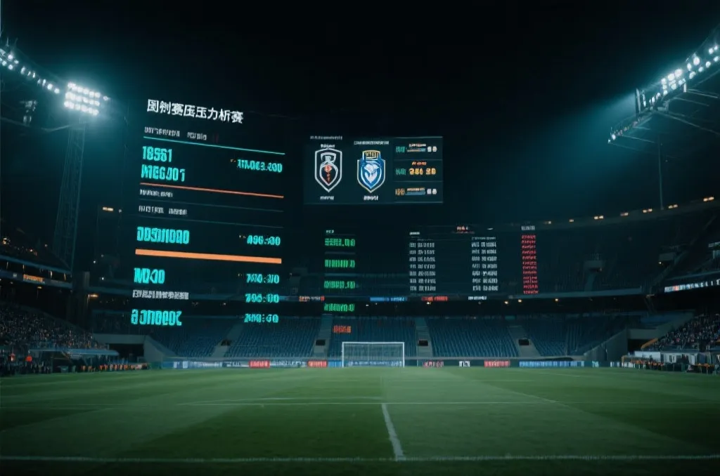 世界杯淘汰赛现场与数据分析对照的视觉场景